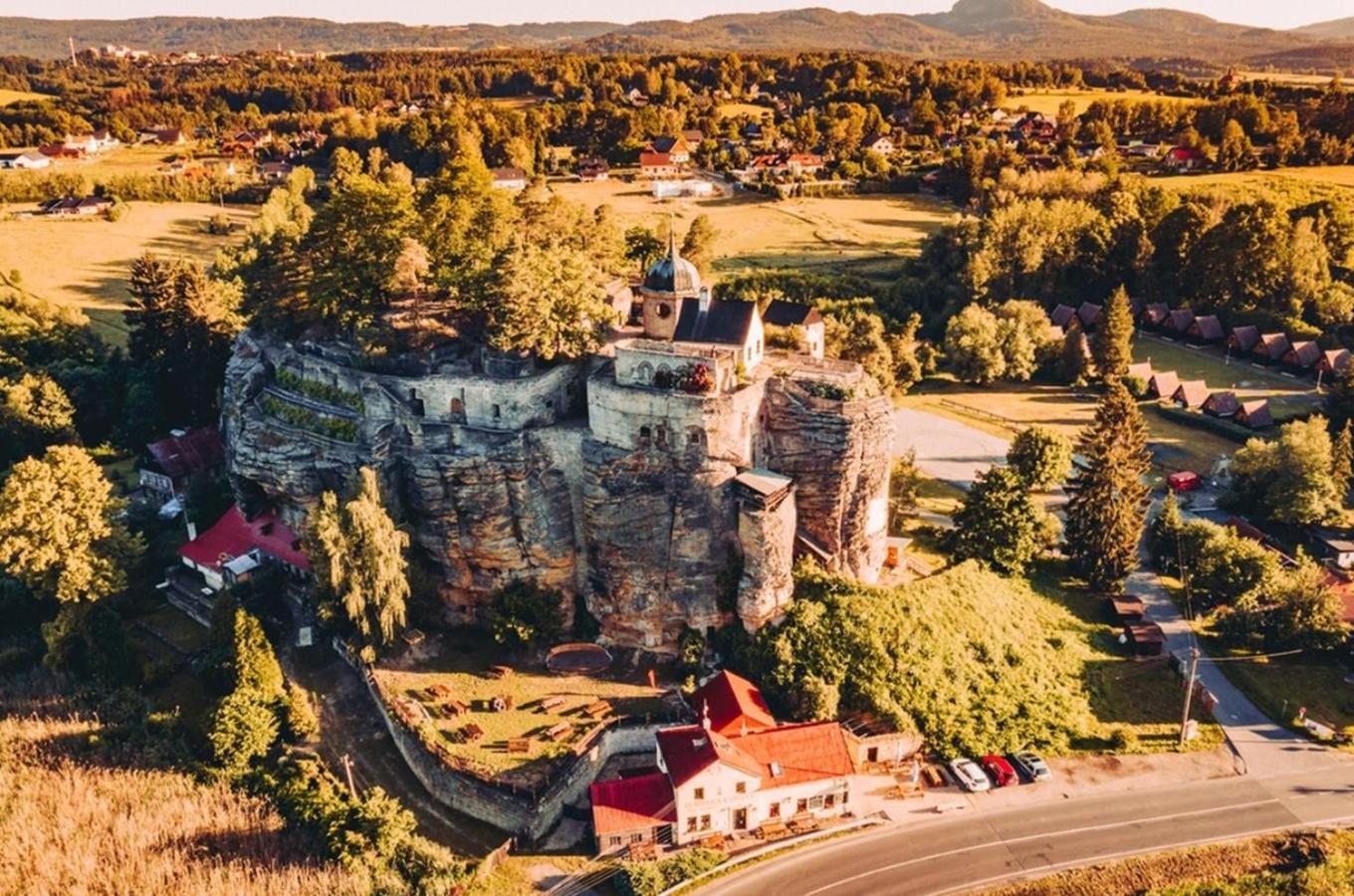 Chata Pod Hradem Sloup  Buitenkant foto
